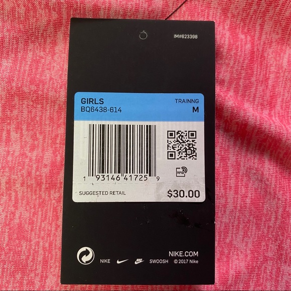 Nike Big Girls Dry Tank Top Cross Back Elastika - Picture 5 of 5